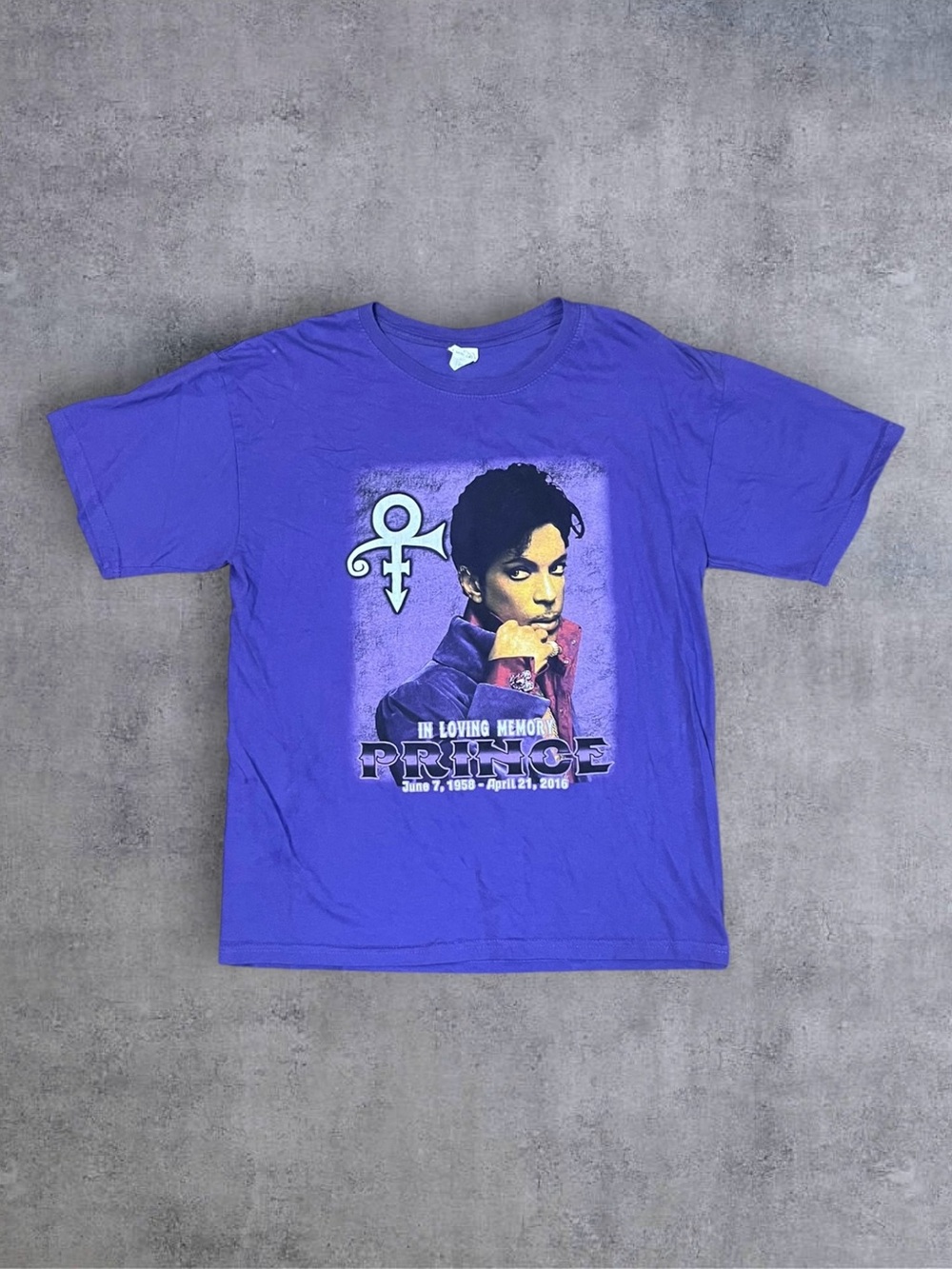 2016 Purple In Loving Memory Price Sz L Keya USA T-Shirt